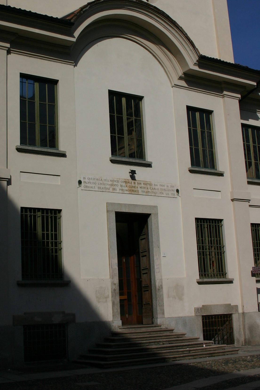 Carlo Forlanini's memorial tablet, Pavia - 02.JPG